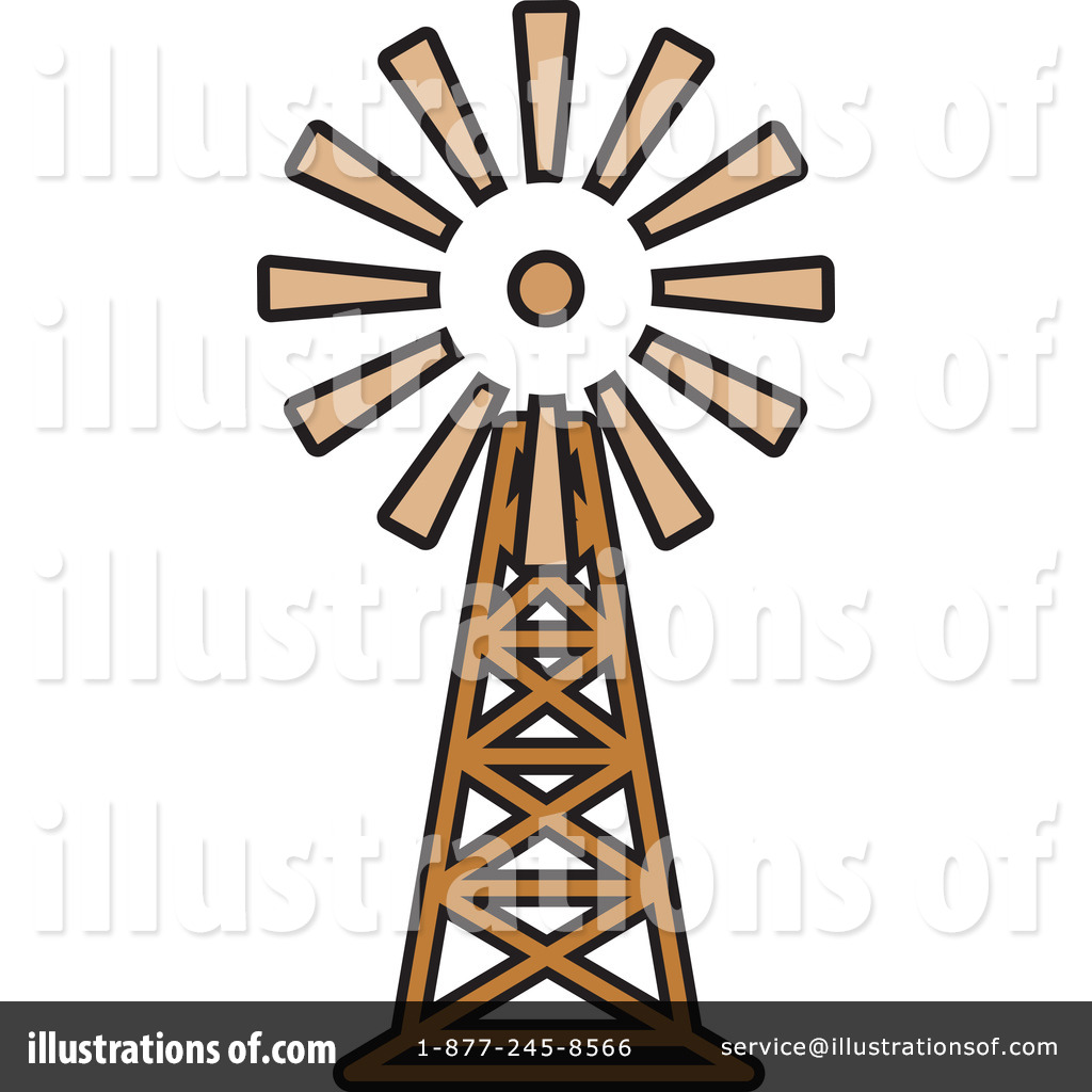 1024x1024 Windmill Clipart