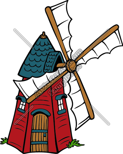 Windmill Clipart | Free download on ClipArtMag