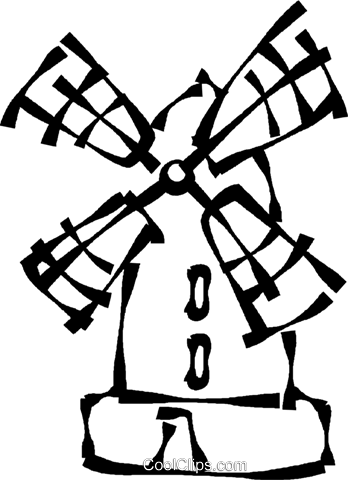 348x480 Windmill Clipart Transparent