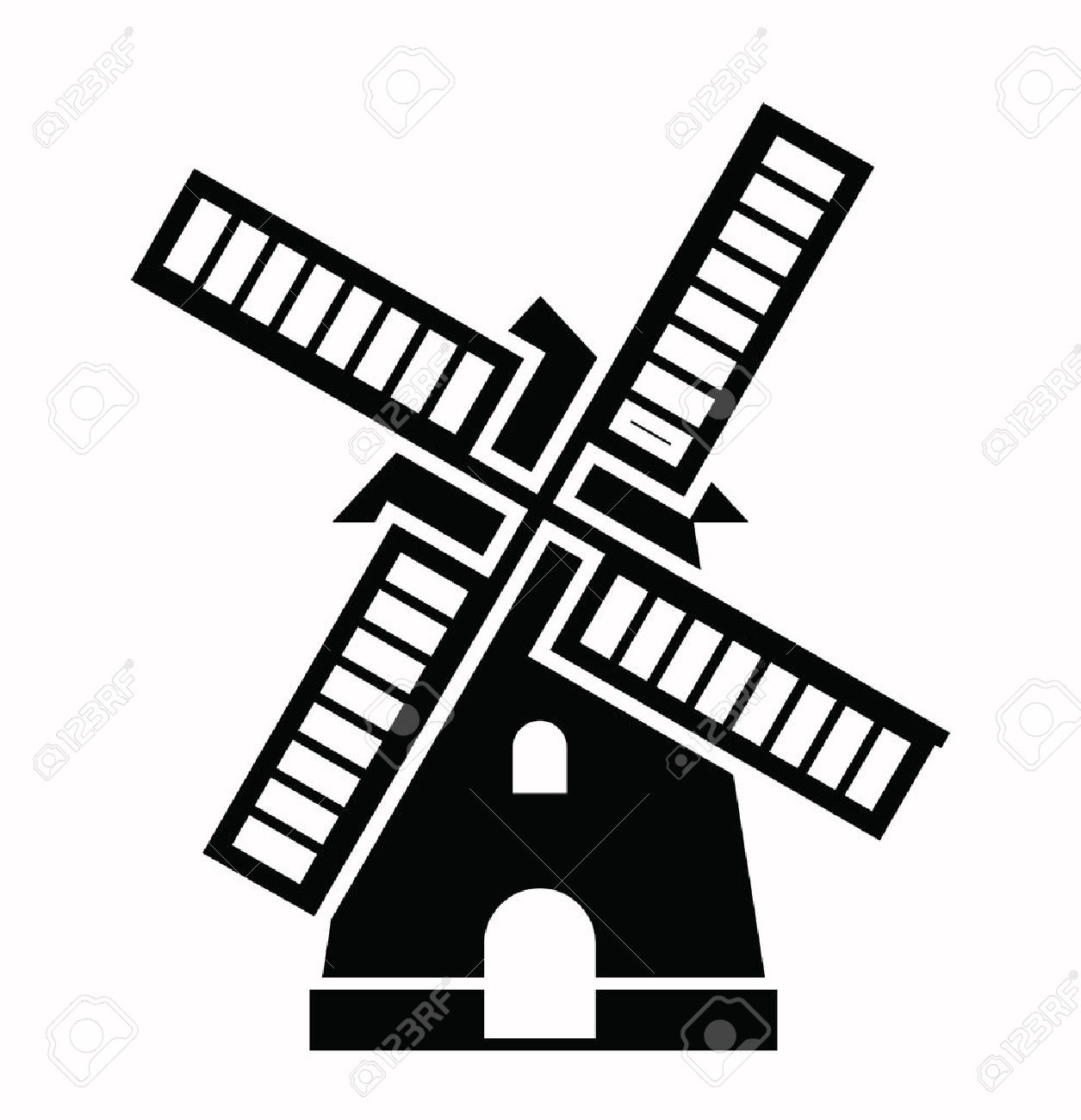 1255x1300 Old Windmill Clipart
