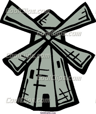 323x383 Dutch Wind Mill Clipart