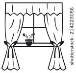 155x150 Curtain Clip Art Black And White Clipart Collection