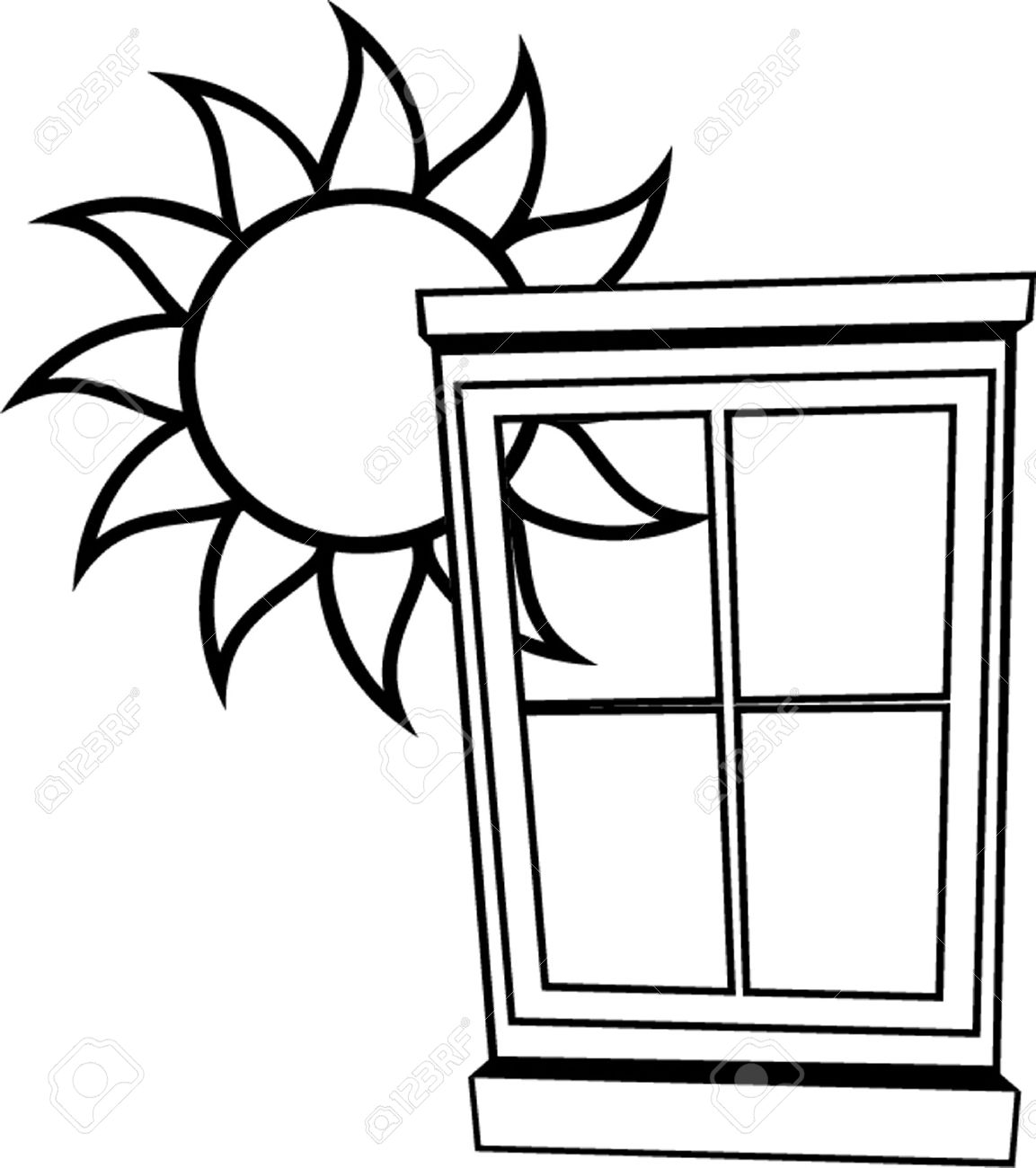 1153x1300 Sunshine Clipart Window