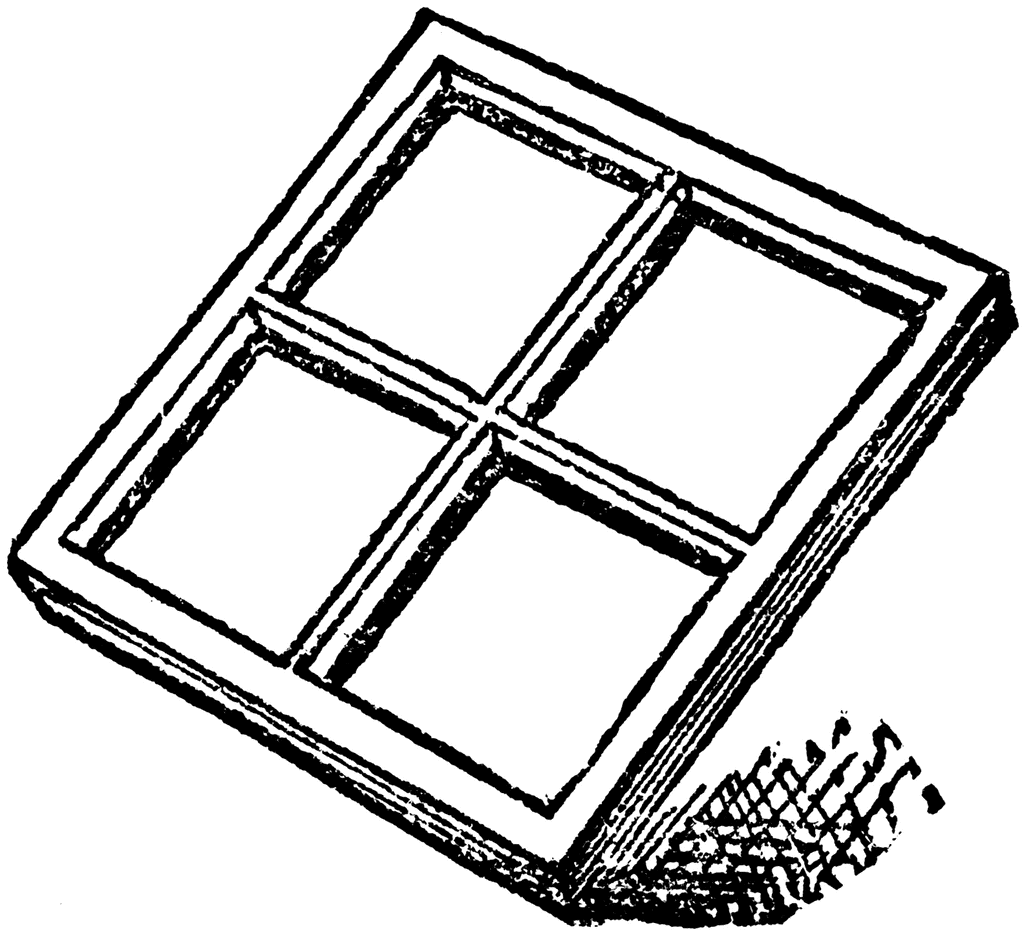 1024x930 Windows Clipart Window Pane