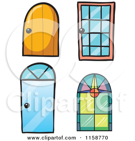 450x470 Door Window Clipart