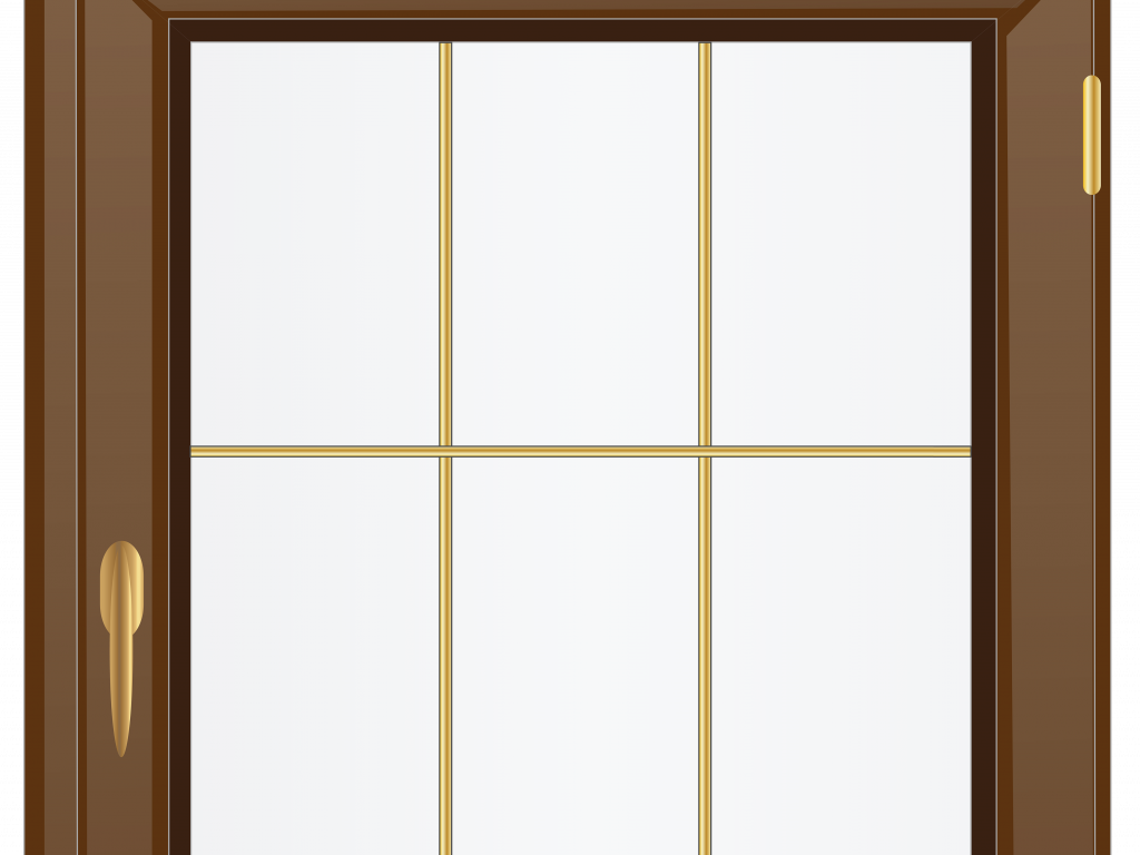1024x768 Fancy Ideas Windows Clipart Transparent Brown Window Png Clip Art