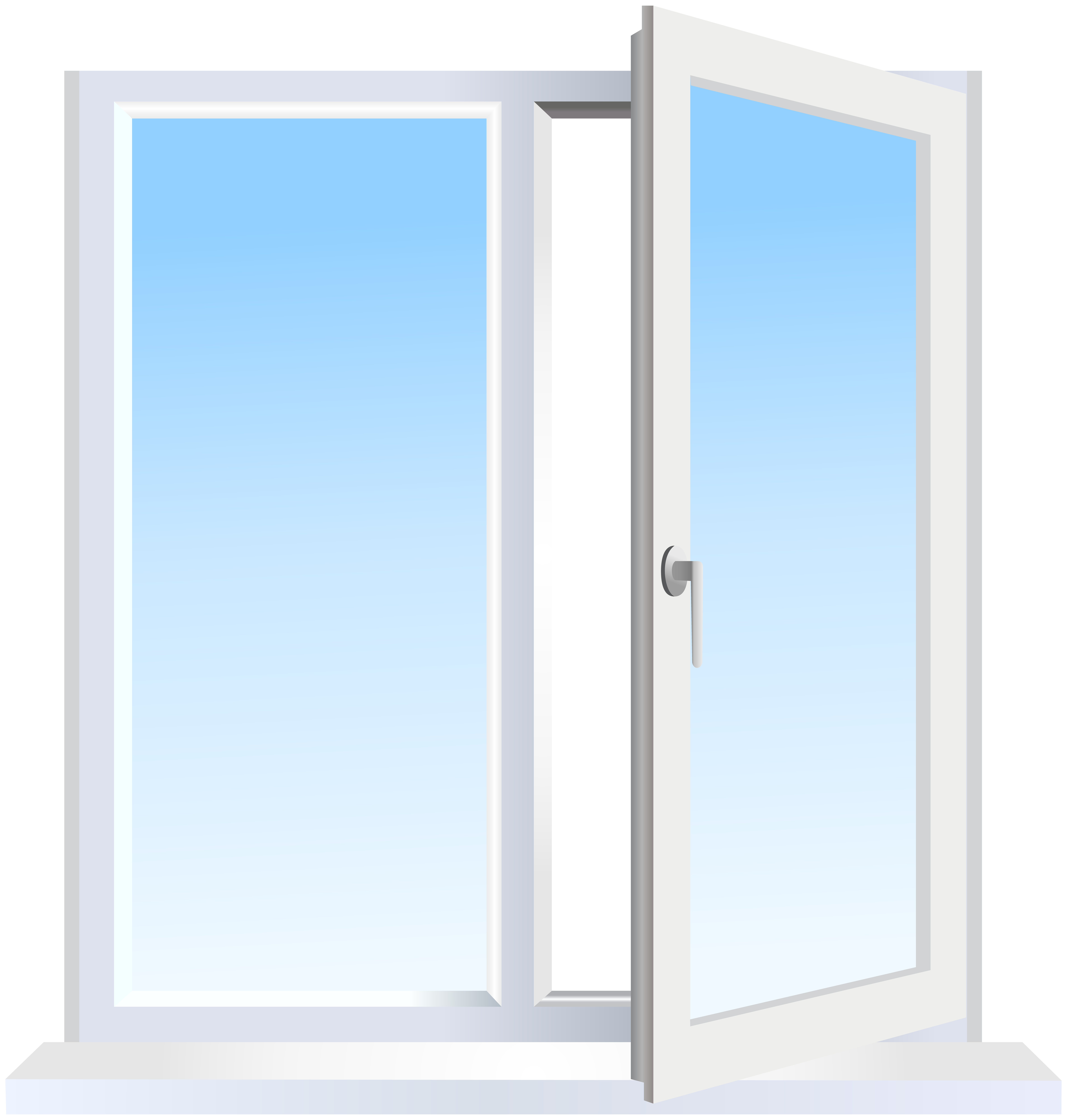 7621x8000 Open Window Png Clip Art