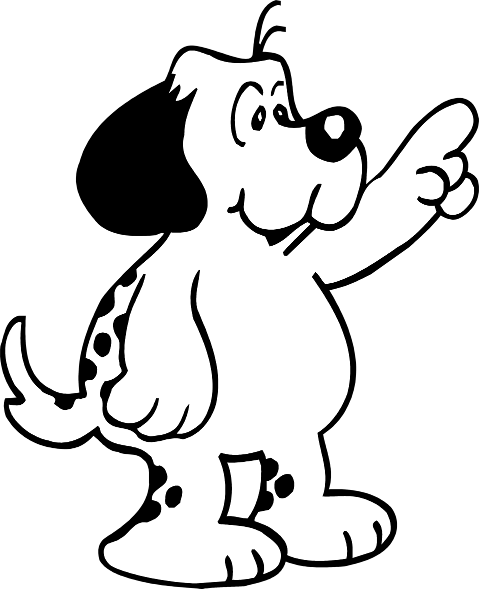 958x1177 Clip Art Black And White Dogs 3 Clipart