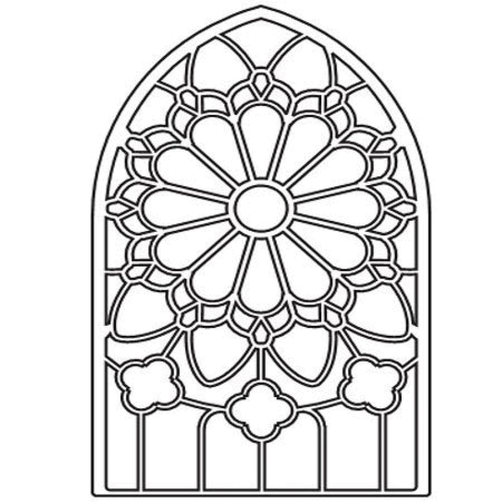 1000x1000 Stained Glass Clip Art