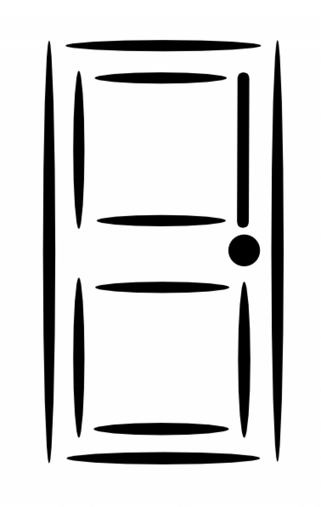 1024x1614 Window Clipart Black And White Free Images