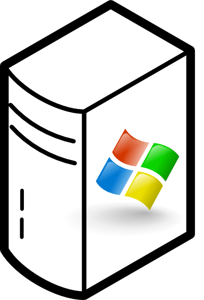 402x592 Windows Server Clip Art