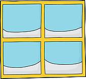 170x155 Clip Art Of Broken Cartoon Window K20412086