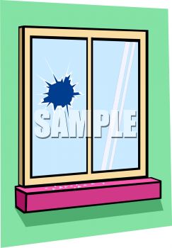 243x350 Broken Windows Clipart
