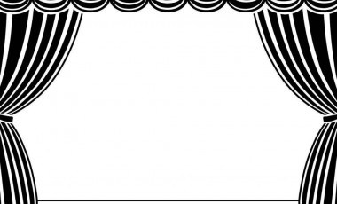 380x230 Curtains Clipart