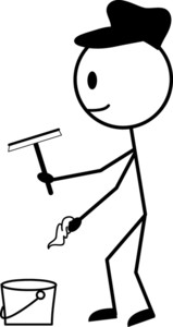 159x300 Window Washer Clipart Image