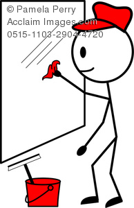 194x300 Window Washing Clipart
