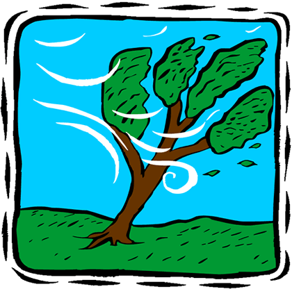 420x416 Storm Clipart Windy Weather