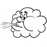 161x161 Windy Cloud Clipart