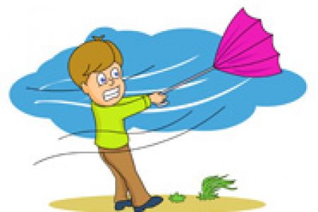 450x300 Windy Winter Clip Art