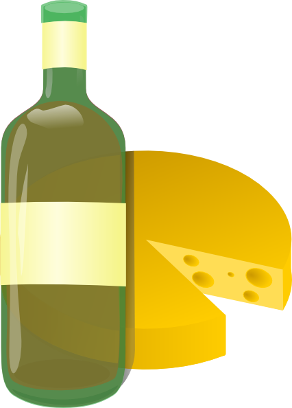 426x594 Wine And Cheese Clip Art