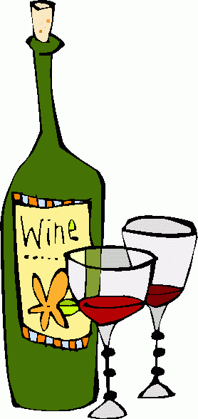 278x588 Wine And Cheese Clipart