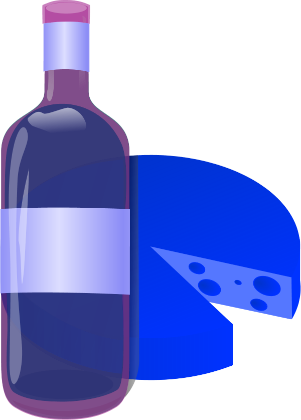 600x837 Wine And Cheese Clipart