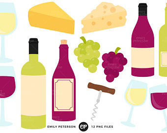 340x270 Wine Clip Art Etsy