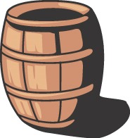 185x196 Barrel Clip Art