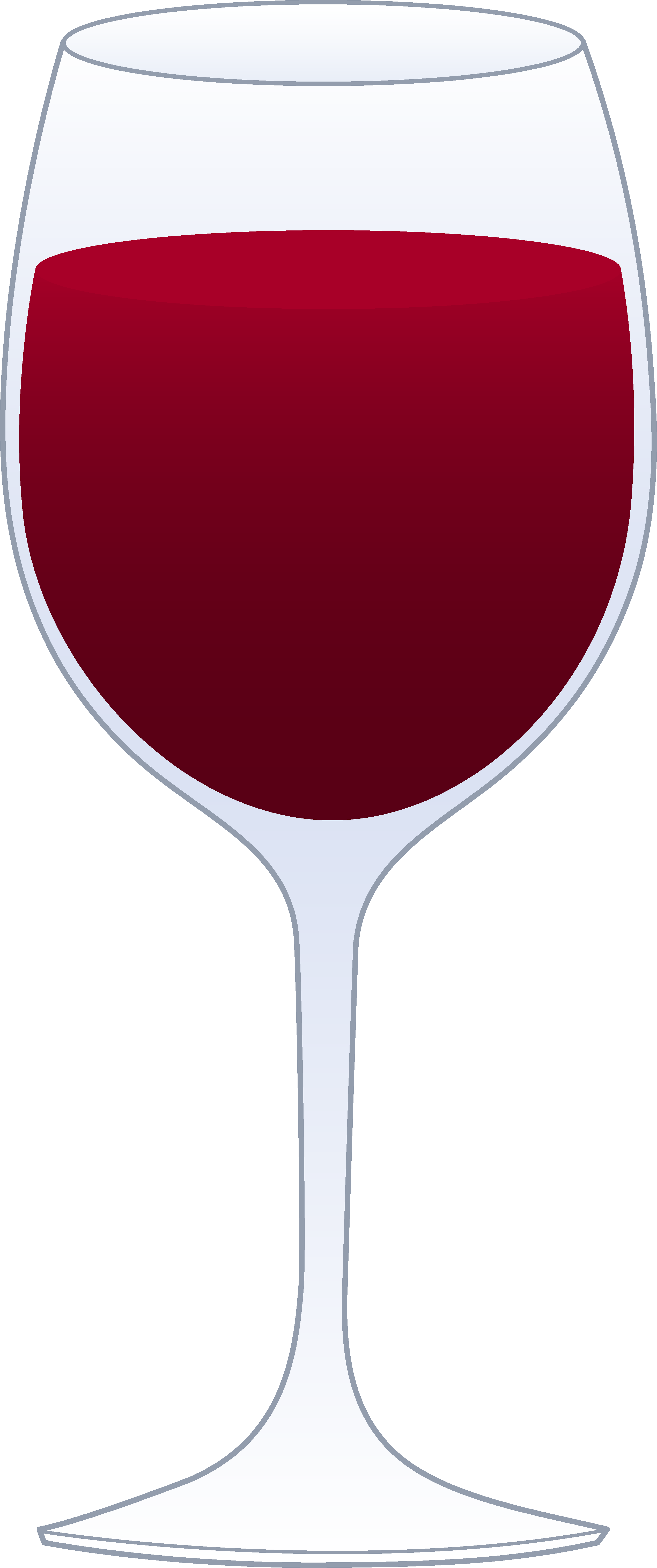 2539x6056 Red Wine Clipart