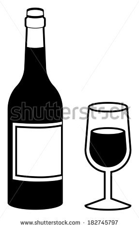 287x470 Bottle Clipart Images Black White