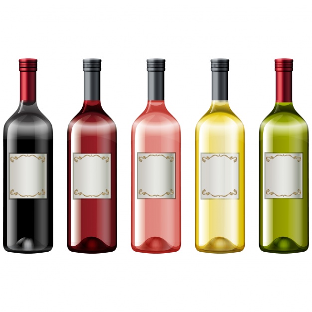 626x626 Wine Bottles Collection Vector Free Download
