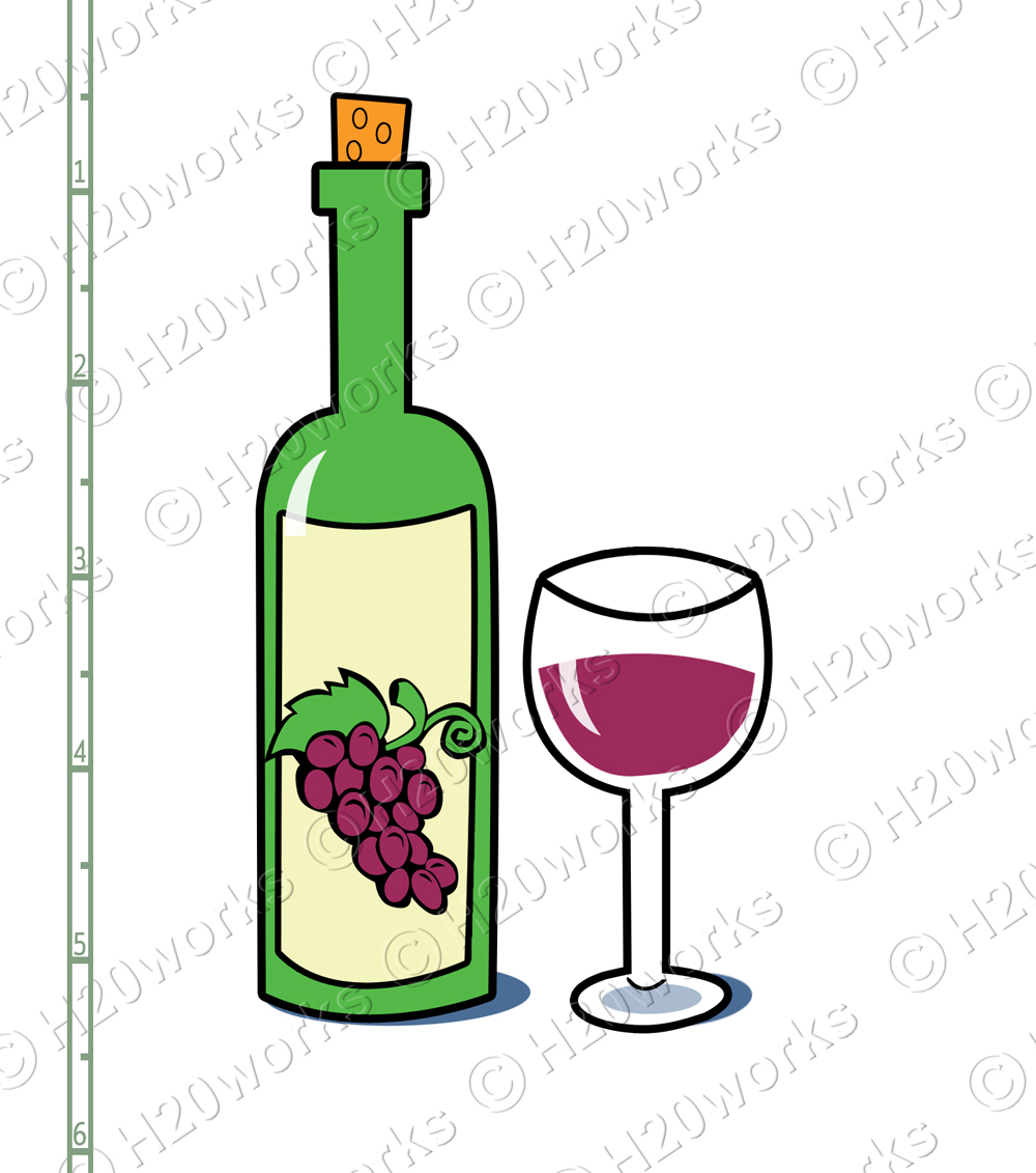 1000x1131 Wine Clipart