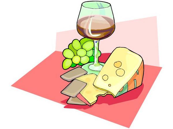 600x449 Free Wine And Cheese Clipart Image