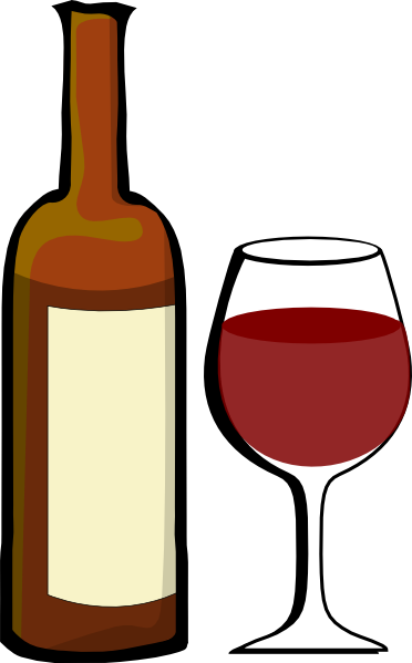372x599 Free Wine Clipart Image