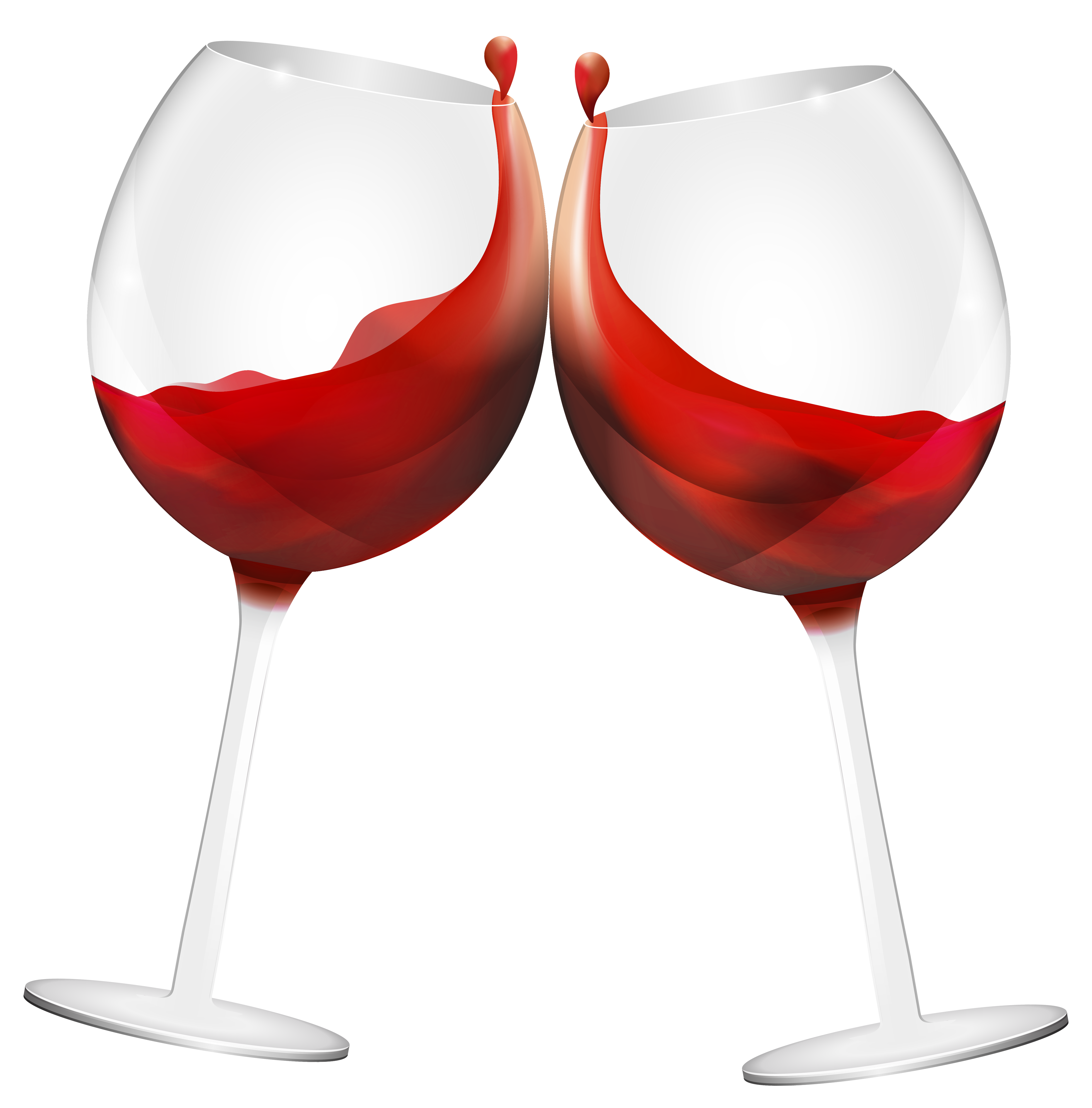 4819x4891 Wine Glasses Clipart