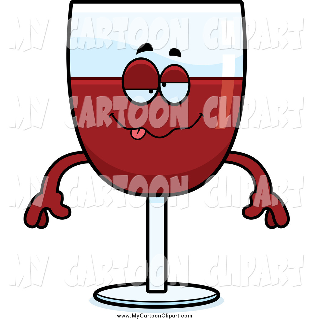 1024x1044 Clip Art Of A Drunk Red Wine Glass By Cory Thoman