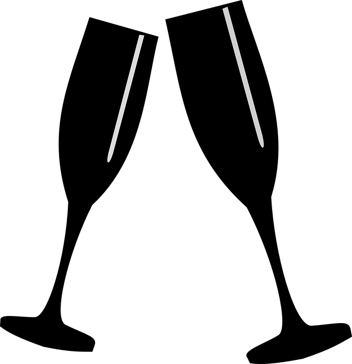 696x720 Glasses Clipart Celebration