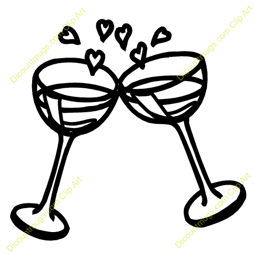 500x500 Clipart Wine Glasses
