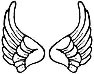 325x257 Ideal Angel Wing Clipart