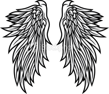 380x326 Clip Art Wings