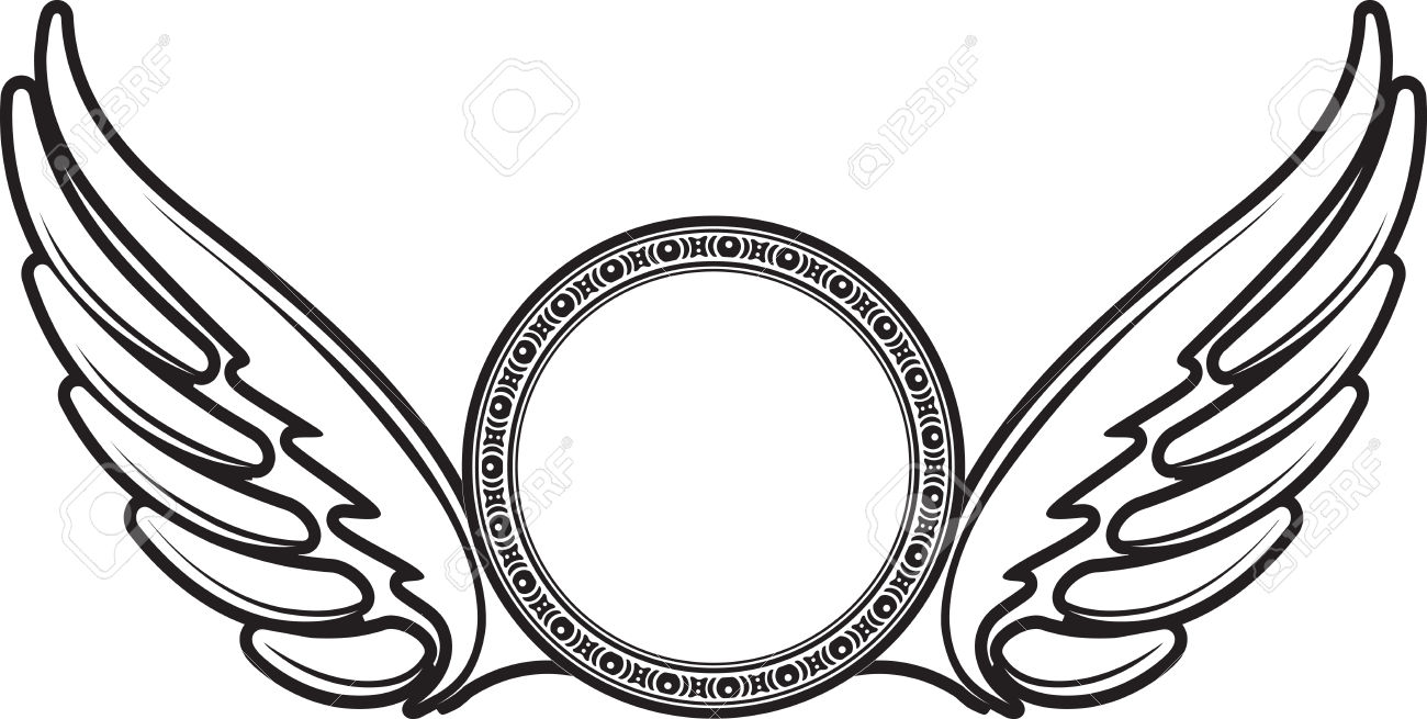 1300x655 Wings Clipart Decorative