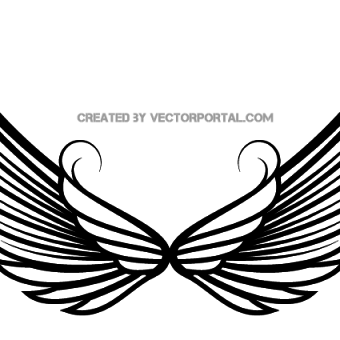 340x340 Wings Clip Art