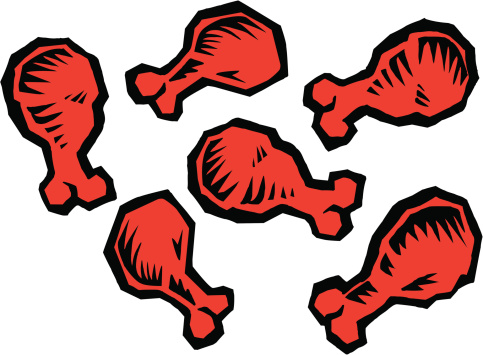 483x355 Chicken Wings Clip Art