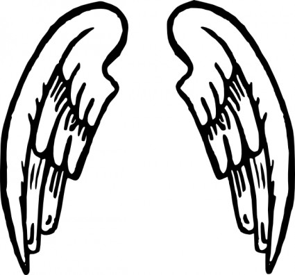 425x396 Angel Wings Tattoo Clip Art Free Vectors Ui Download