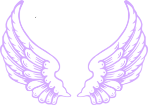 299x213 Purple Angel Wings Clip Art
