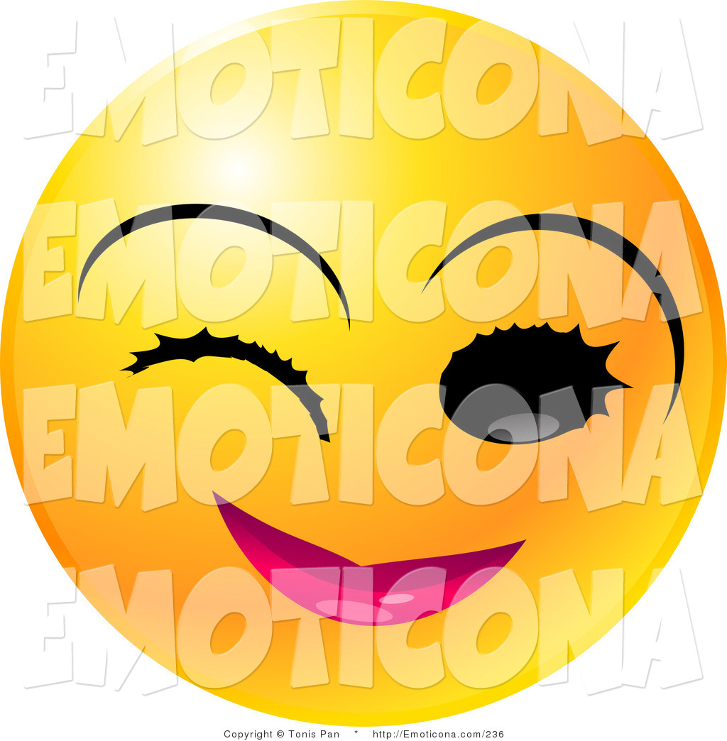 1024x1044 Vector Illustration Of A Round Yellow Emoticon Face With Pink Lips