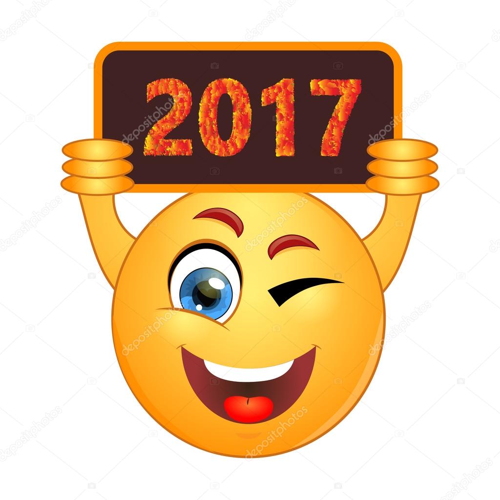 1024x1024 Winking And Smiling Emoticon. Smiley Face With A Sign Stock