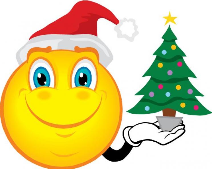 744x593 Christmas Smiley Face Clipart