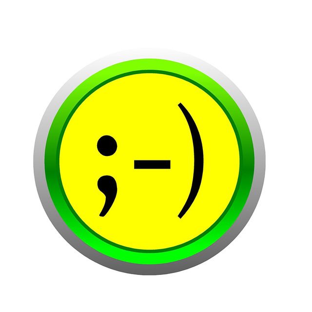 640x640 3d Car Stying Prosticker Texting Winking Smiley Face Decal Sticker
