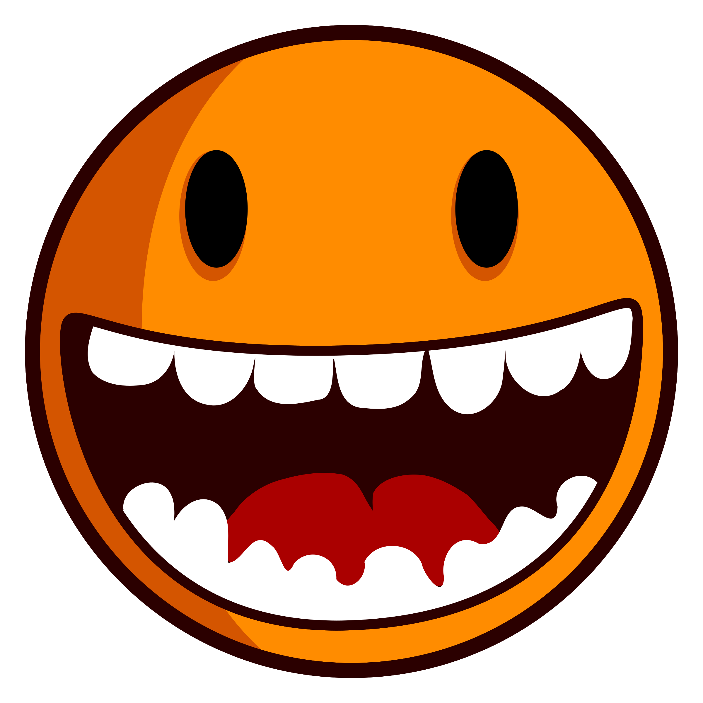 2400x2400 Clip Art Of Winking Happy Face Clipart